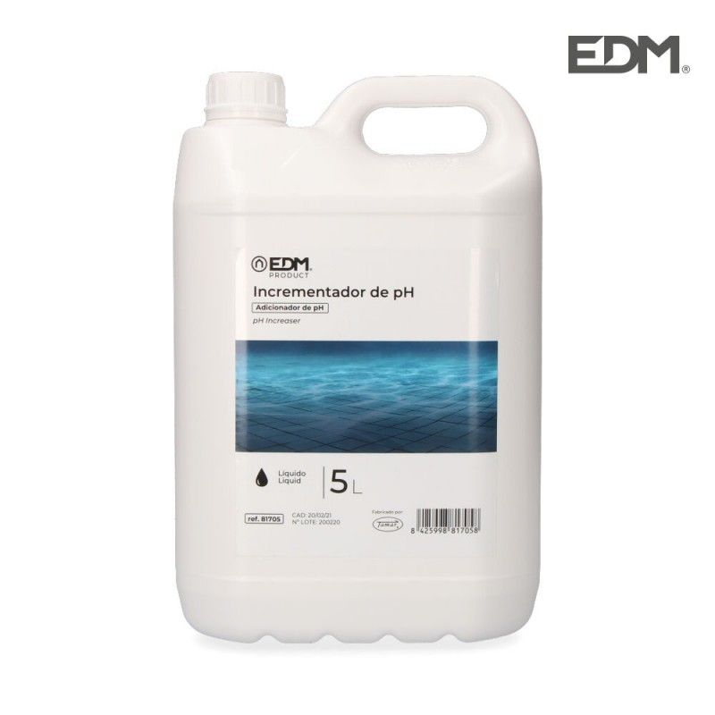 Incrementador ph líquido 5 litros fusion  edm EDM 81705