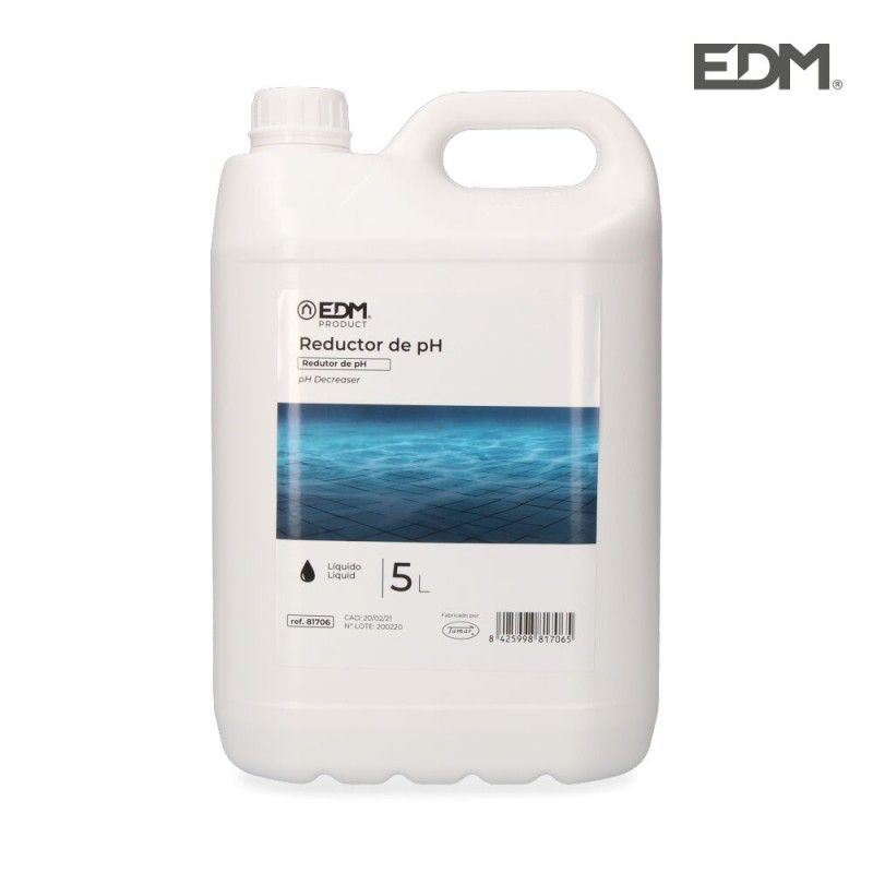 Reductor ph líquido 5 litros fusion  edm EDM 81706