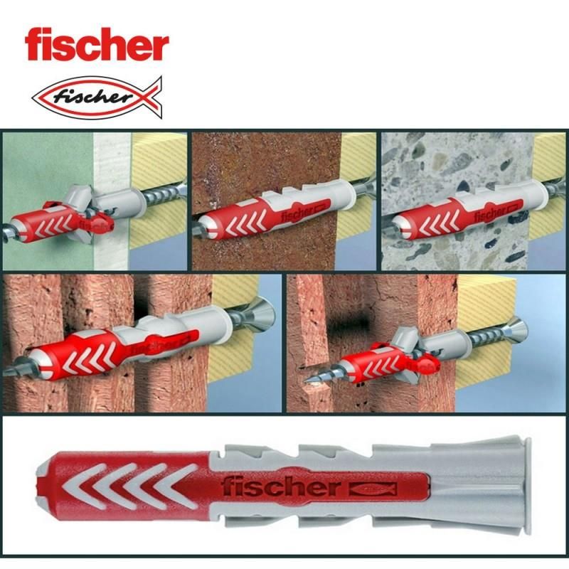 Chuteiras FISCHER DuoPower 10x50 - Caixa de 50 unidades 555010