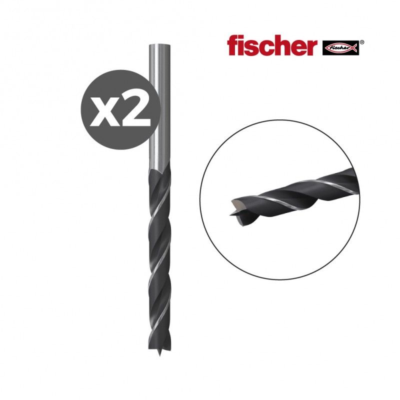 Pack 2 brocas madera hb 3 / 2k  fischer EDM 96188