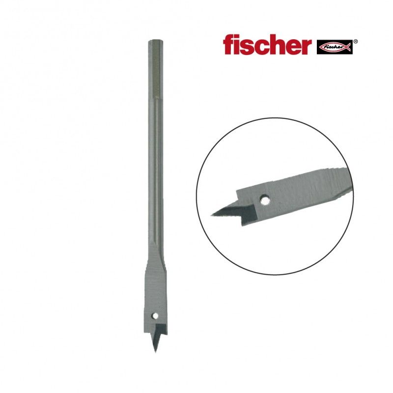 Broca pala madera 12mm / 1k  fischer EDM 96195