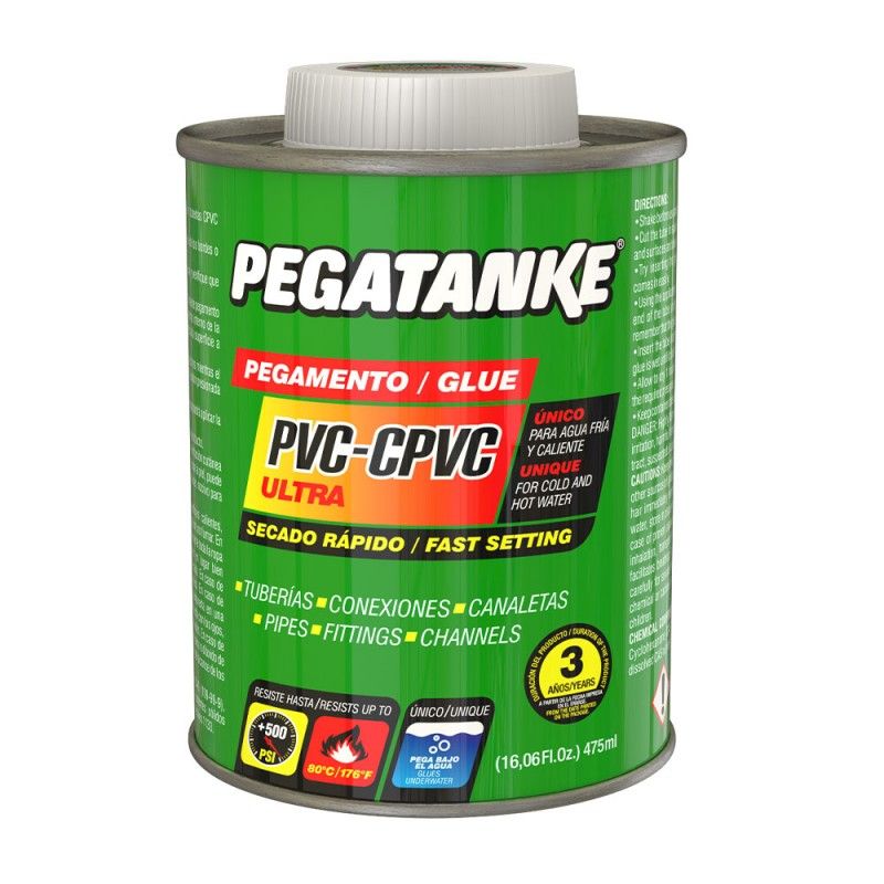 Adesivo Pegatanke para PVC-CPVC 475ml