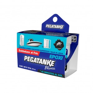 PEGATANKE adhesivo Epoxi acero negro 44GR alta temperatura