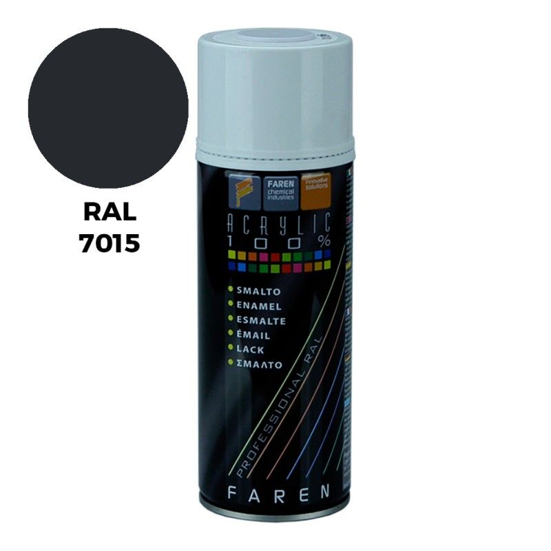 Spray ral 7015 gris pizarra 400ml. EDM 96818