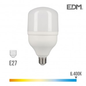 Foco LED Alta Potencia 30W E27 Luz Fría 3200 lm