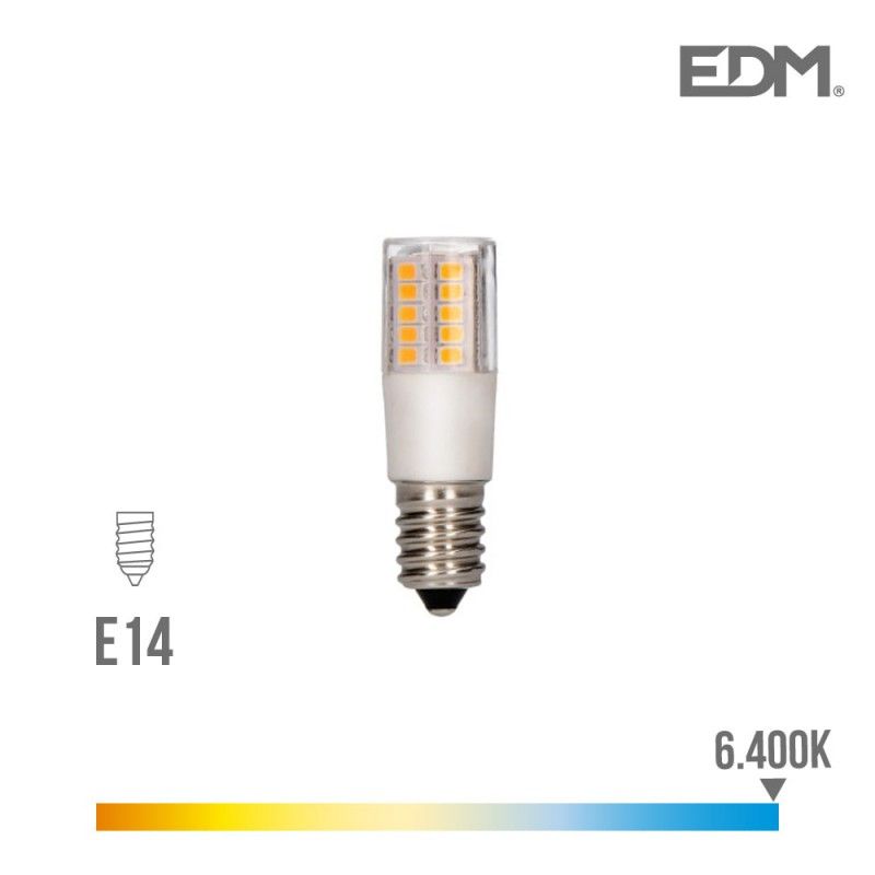 Bombilla pebetero led e14 5,5w 650 lm 6400k luz fria edm EDM 98893