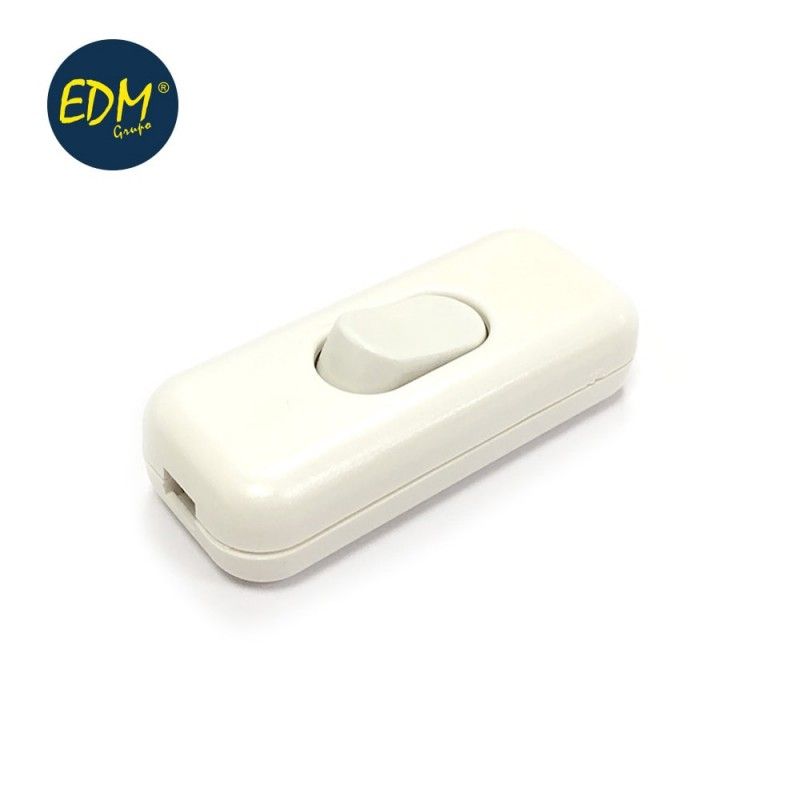 Interruptor de paso blanco edm envasado EDM E45075