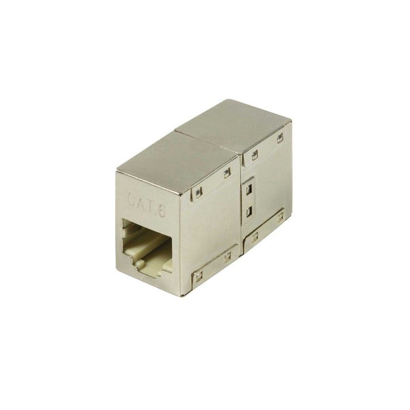 Adaptador cat. 6 rj45 para empalmar dos cables rj45 envasado EDM E55031