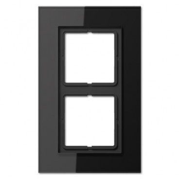 Marco 2 elementos LS PLUS negro cristal JUNG LSP 982 GL SW