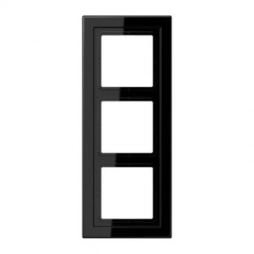 Marco 3 elementos negro (11mm) LS Design JUNG LSD 983 SW
