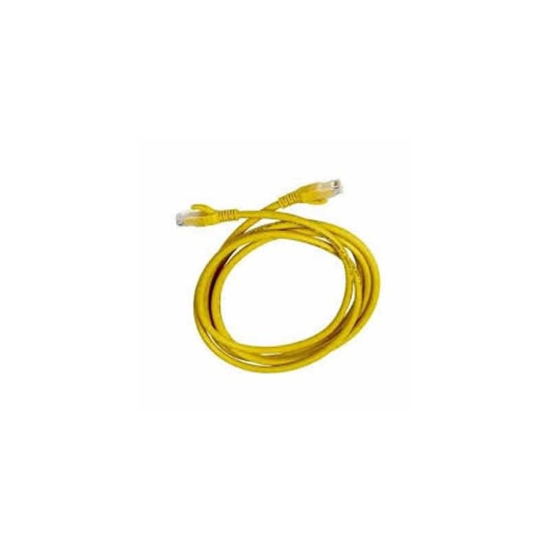 Patch cord UTP categoria 6 3 metros AMARELO SCHNEIDER DC6PCURJ03YLM