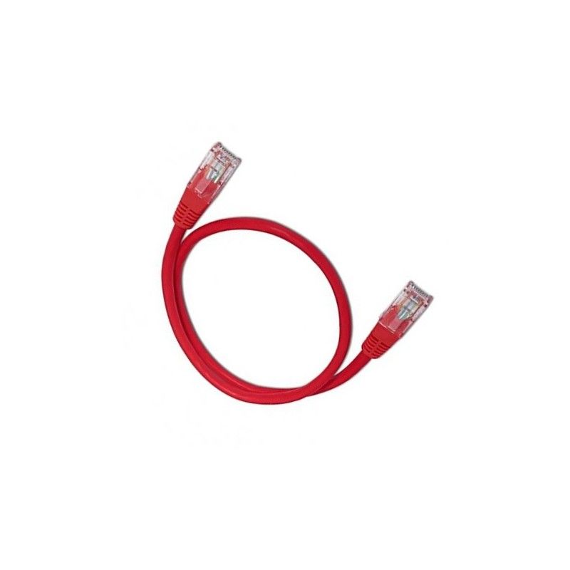 Patch cord UTP categoria 6 3 metros VERMELHO SCHNEIDER DC6PCURJ03RDM