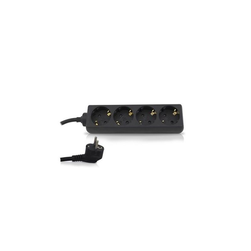 Base multiple 4 sockets 1.5 m cable black GSC 0000024