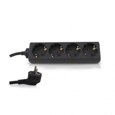 Base multiple 4 sockets 1.5 m cable black GSC 0000024