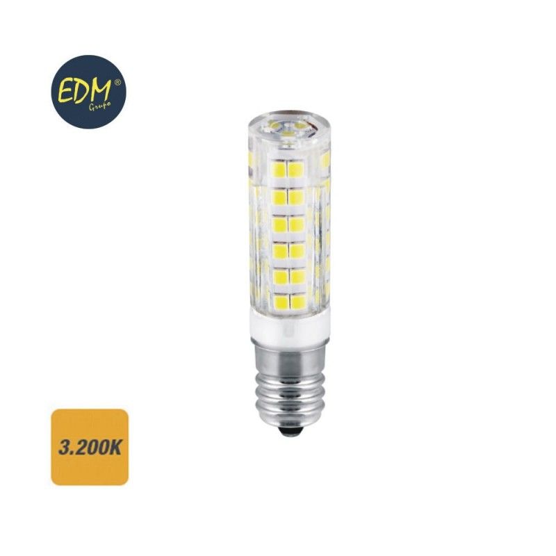 Bombilla de led tubular 4.5W E14 400lm 3200K EDM 98887