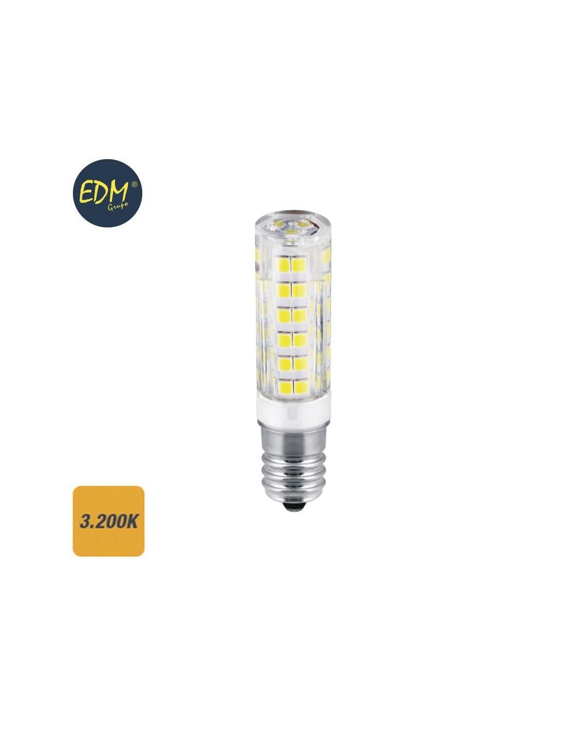 Ampoule LED tubulaire 4.5W E14 400lm 3200K EDM 98887