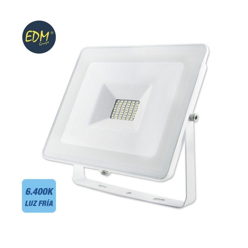 MULTILED Slimline-Projektor IP65 220-240V 50w smd 6.400k kaltes Licht 3500 Lumen EDM