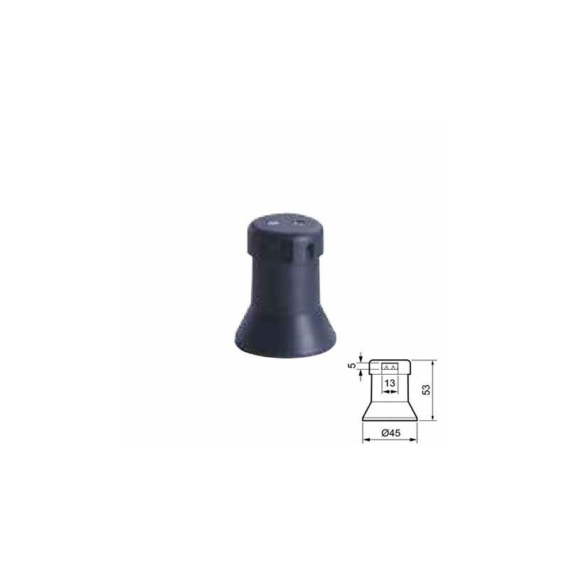 Portalámparas de vela cerámico E14 27x68mm Solera 479J