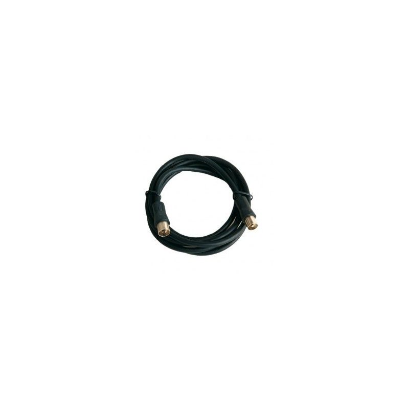 TV coaxial extension 1.5 meters white or black