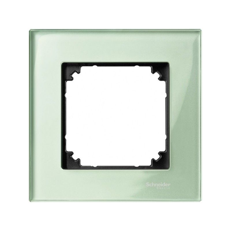 Moldura Elegance 1 elemento Verde cristal SCHNEIDER MTN404104