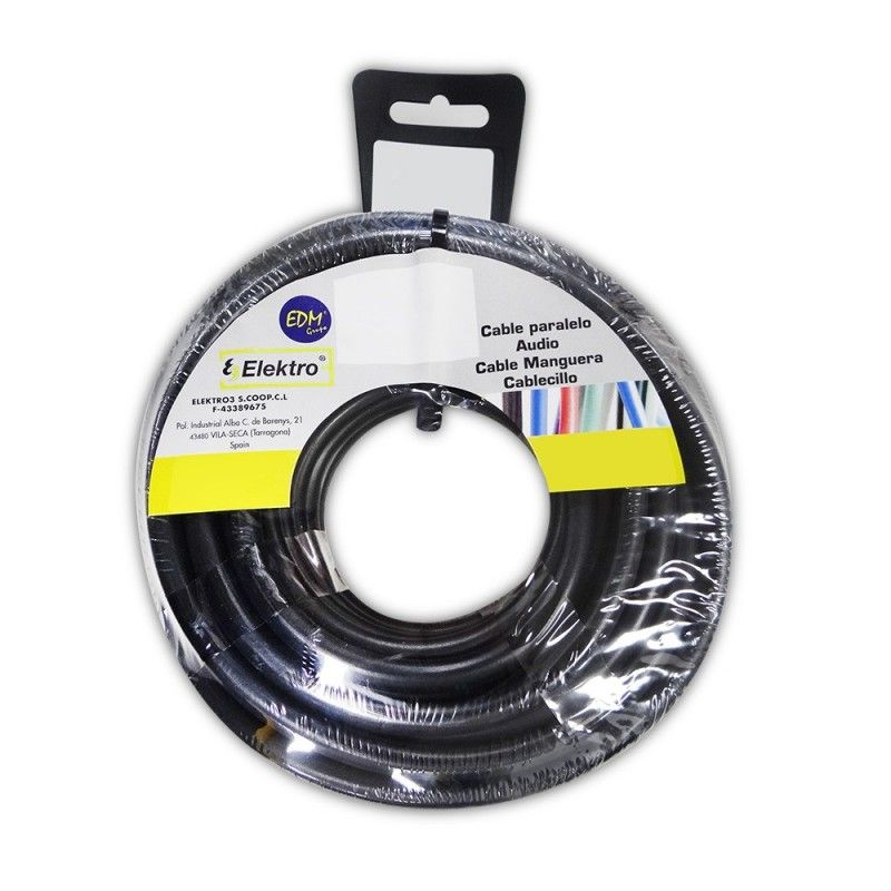 Carrete acril. negro 2x1,5  5 mts.