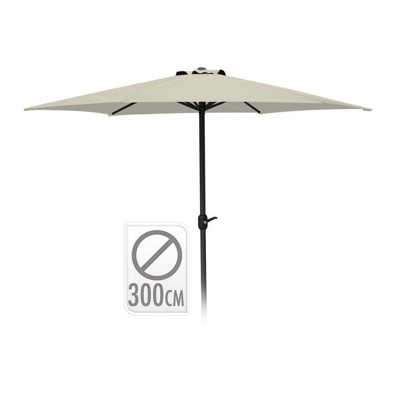 Parasol 300cm crema