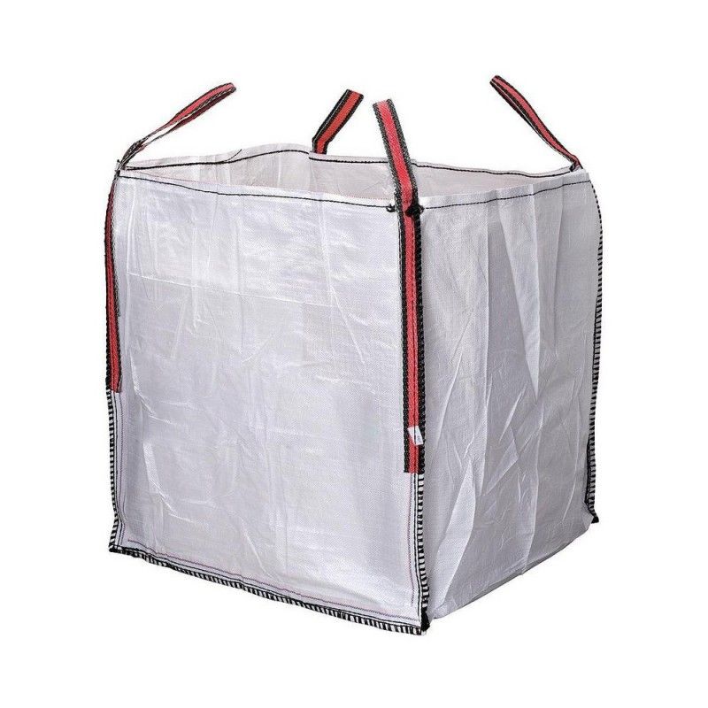 Big bag escombros 90x90x100 blanco aguanta hasta 1000kg