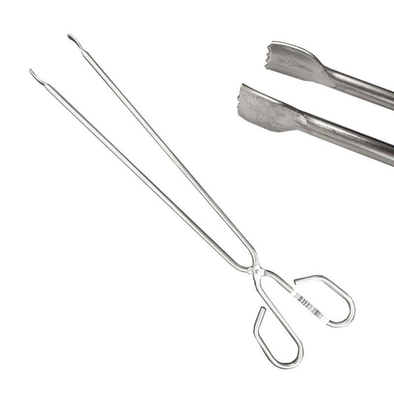 Pinzas para carne inox. 35cm