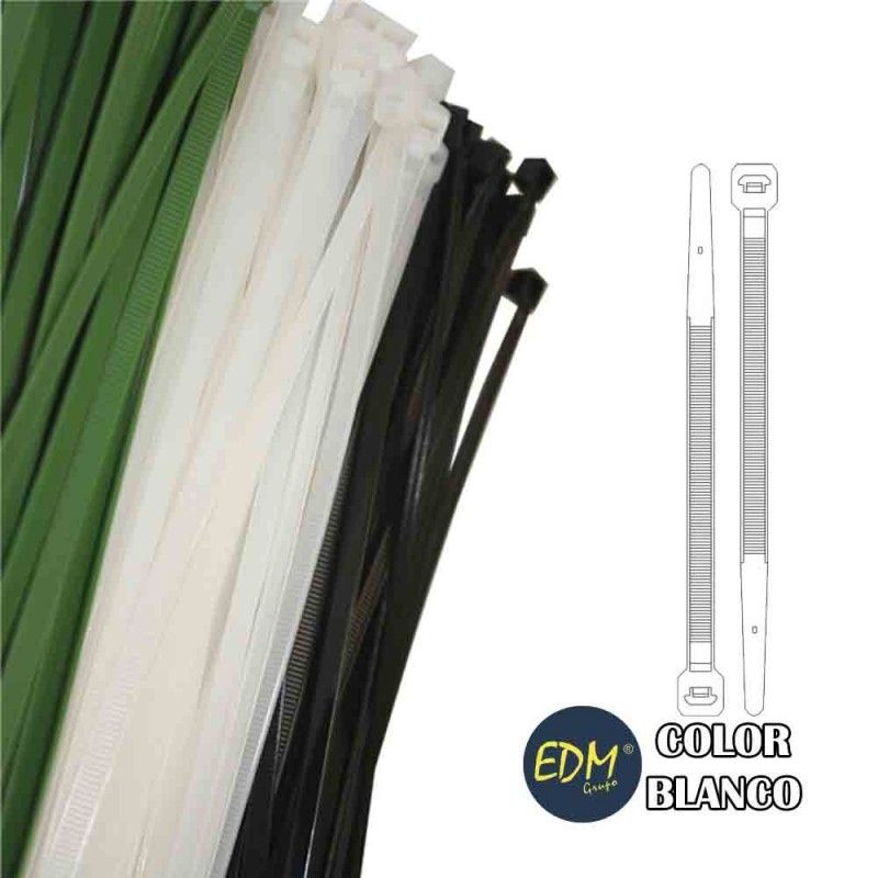 Abraçadeiras Naturais 300x8mm (Saco 100 Unidades) Nylon de Alta Qualidade