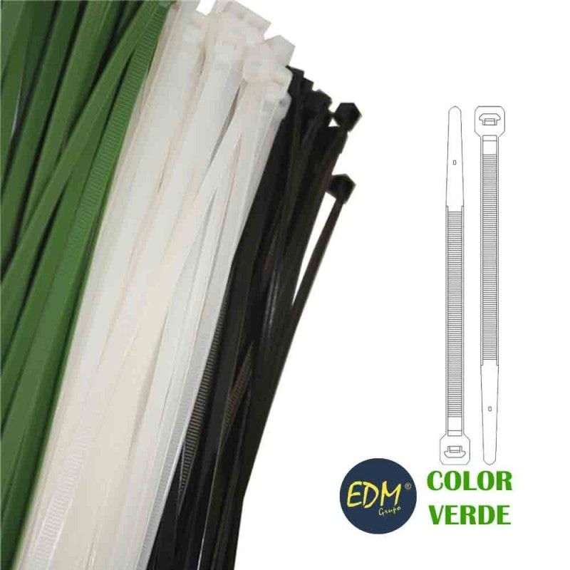 Abraçadeiras Verdes 150x3,5mm (Saco 100 Unidades) Nylon de Alta Qualidade