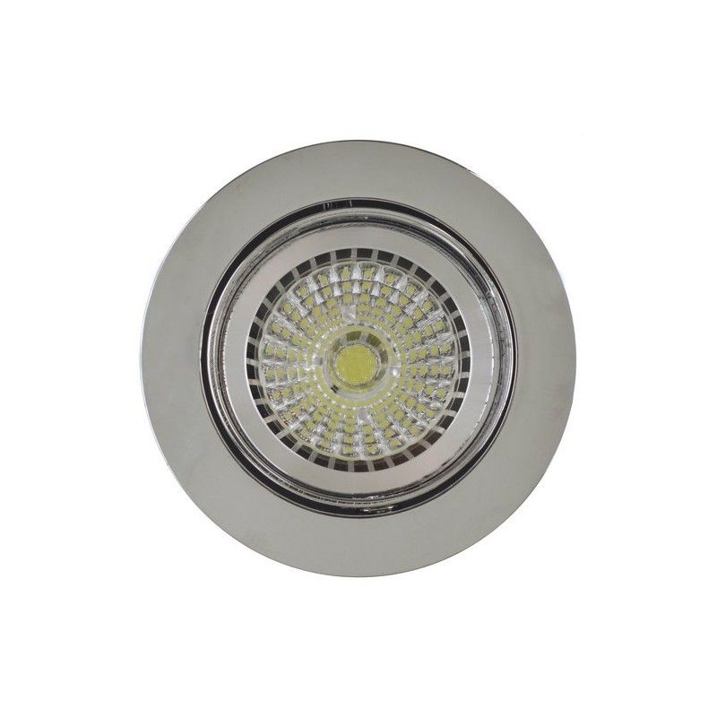 Downlight 634 GX5.3 12V 50W cromo brilhante JISO 634D-11