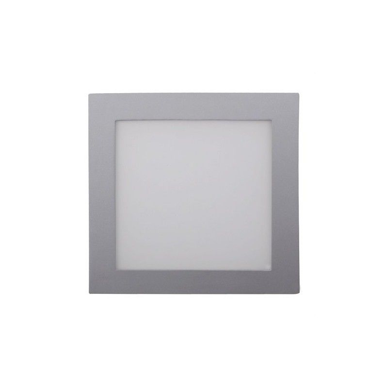 Empotrable 50422 LED panel cuadrado 22W 6400K aluminio JISO 50422-2986-04