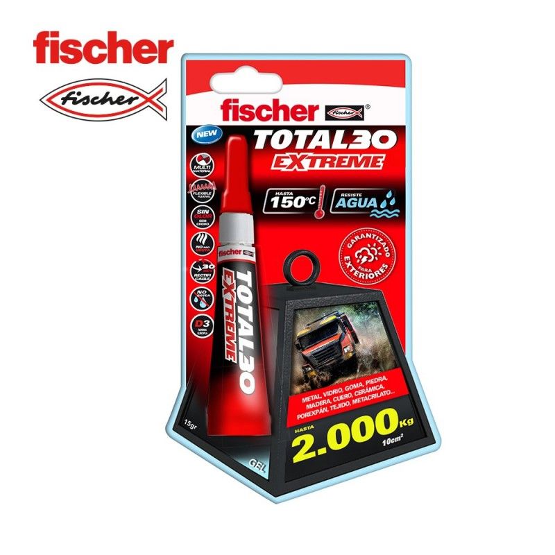 Adesivo FISCHER Total 30 Extreme - Blister de Grande Formato 15g 541726