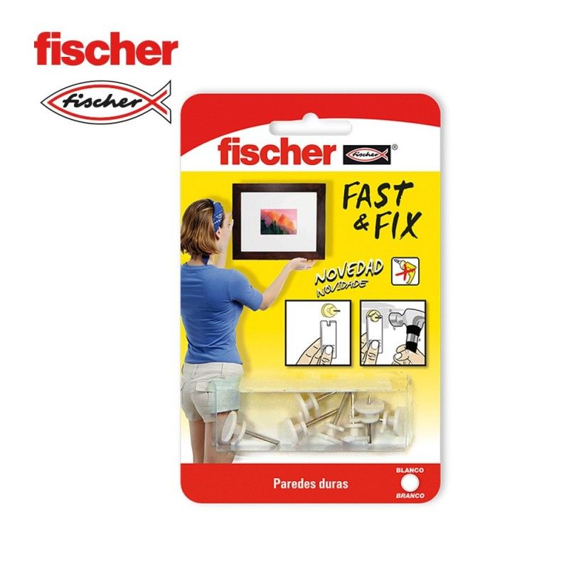 Cabide FISCHER Fast&Fix Basic - Blister 12 unidades 534843