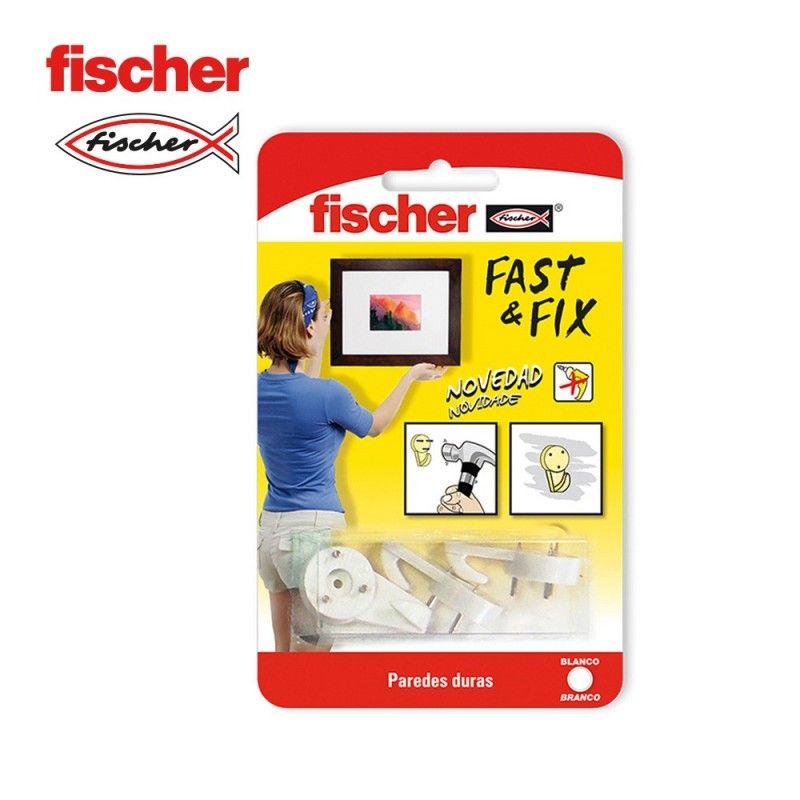 Cabide FISCHER Fast&Fix 3 pinos - Blister 4 unidades 534844