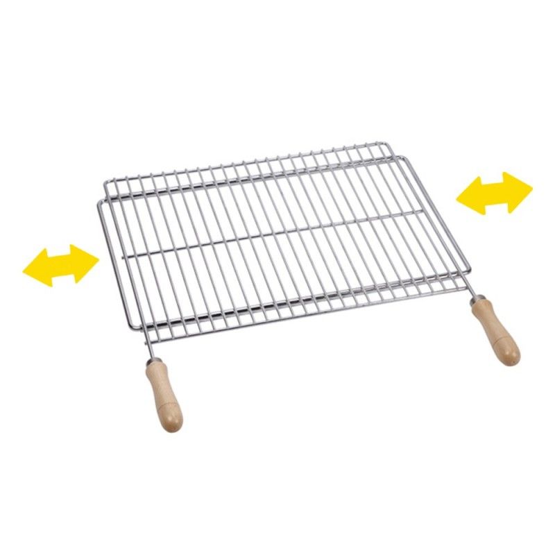 Parrilla Extensible barbecue 50x40cm steel zincado 