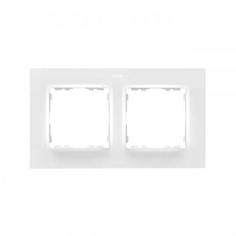 Conceito Simon 82 | Moldura 2 elementos branco fosco SIMON 8200627-090