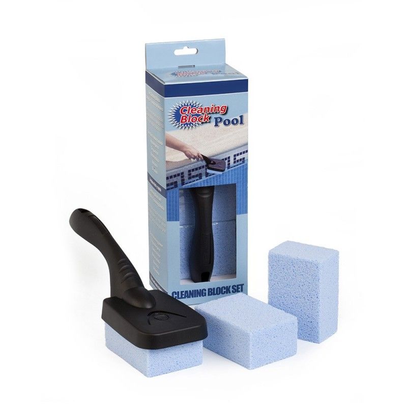 Set 3 cleaning block swimming pool with mango and individual flap