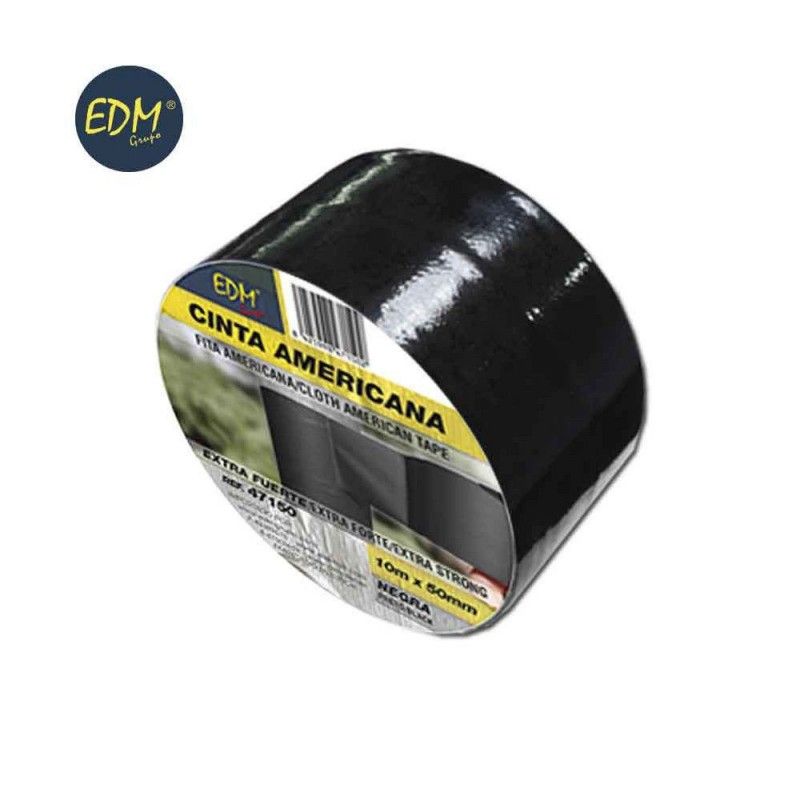 American multipurpose strip 10m x50mm black 