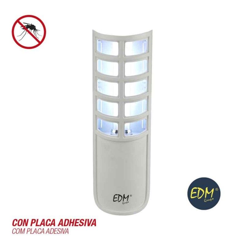 Apanhador de insectos eléctrico 9W 30m² com placa adesiva 220-240V EDM