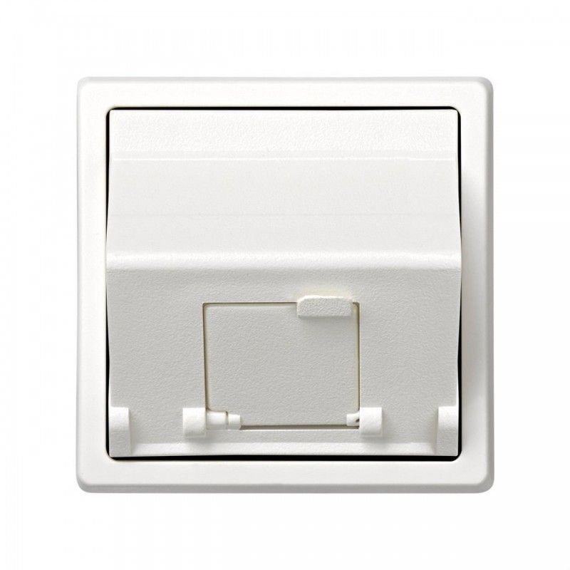 Soporte Simon 73 loft para con 1 conector RJ45 blanco SIMON 73593-60