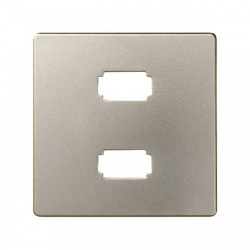 Placa Simon 82 conector 2xUSB 2.0 tipo-A cava SIMON 8201090-034