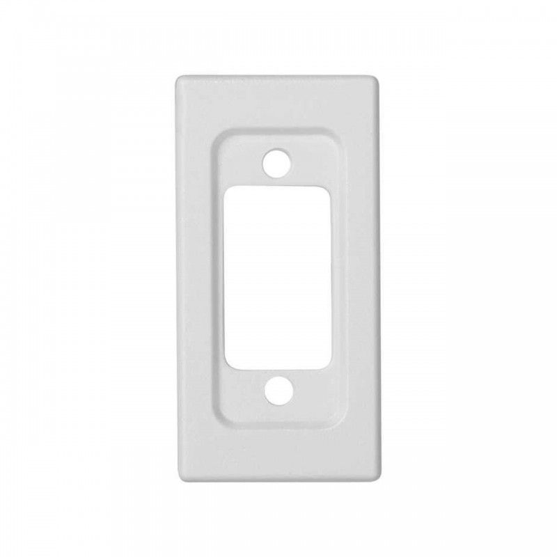 Placa K45 para 1 conector SUB D9 branco neve SIMON K100/9