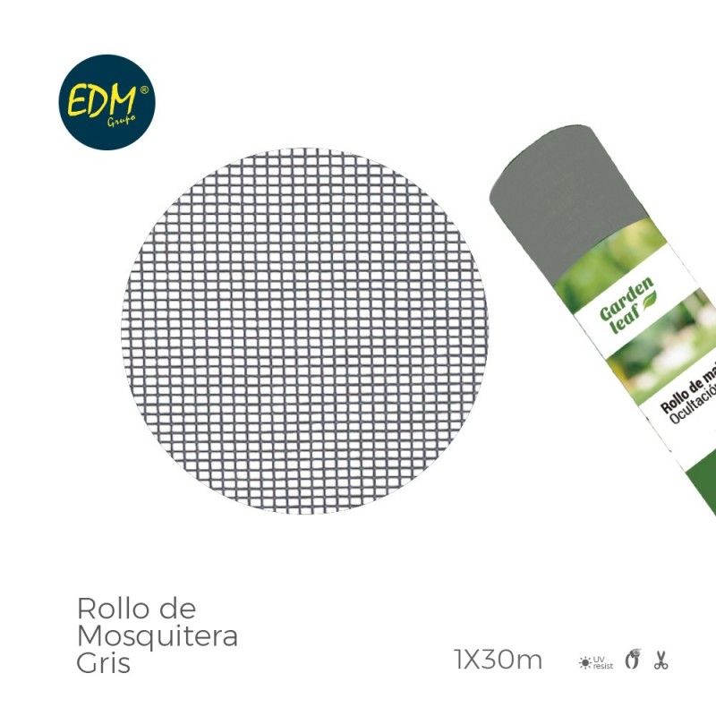 Roll mosquitera  grey 1,00x30mts