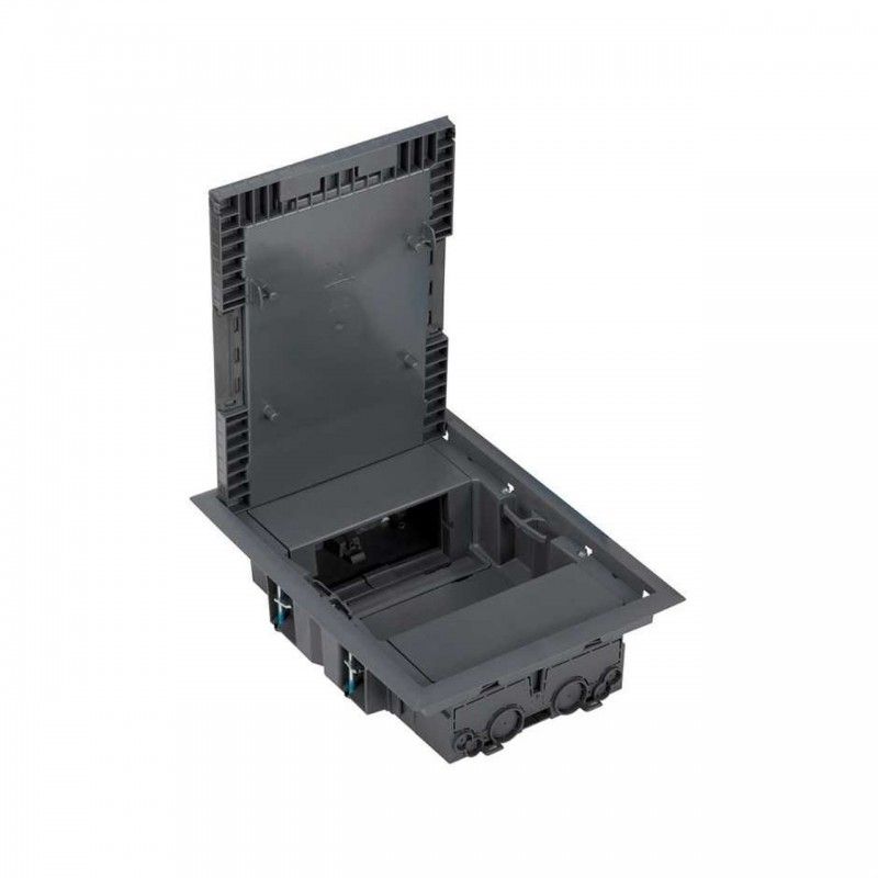 Caja suelo CIMA cuadrada 4 mecanismos K45 2medios mecanismos SIMON KF200/1