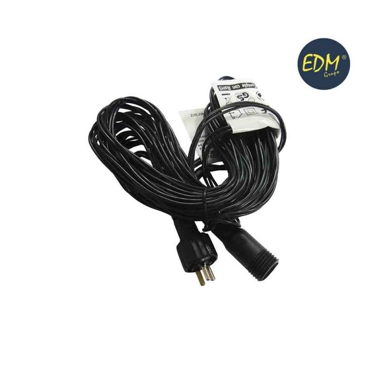 Extensão de Cabo 5m para Guirlanda ou Cortina Easy-Connect (Interior-Exterior) IP44 EDM