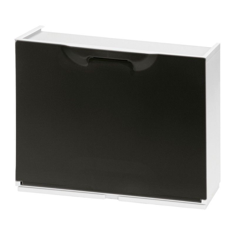 Resin shoe rack 51x17x41cm. Black 21030375