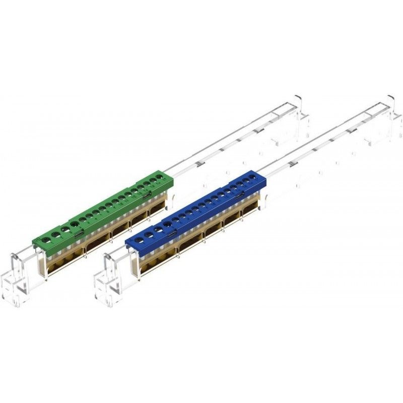 Regleta conexión terminal TT N 13x6+4x16mm² azul SOLERA 113N