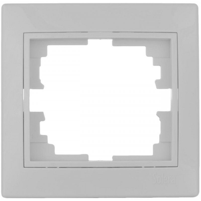 Moldura para 1 Elemento Branco 83x81x10mm Série Europa Solera ERP71U