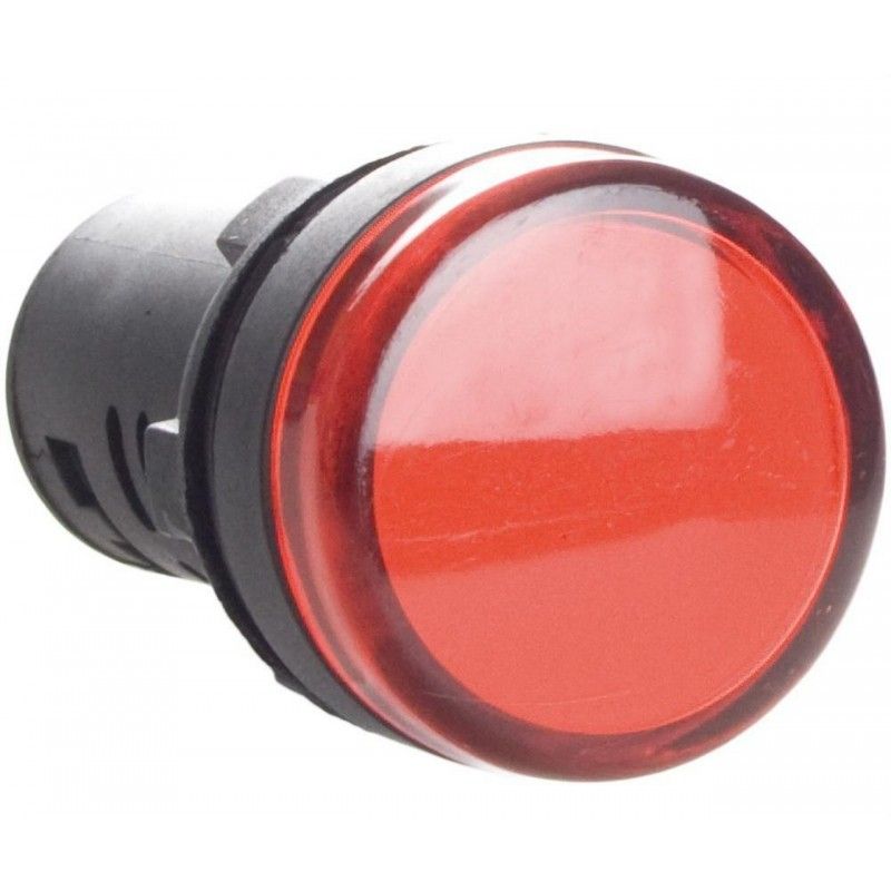 Indicador luminoso LED vermelho SOLERA PLD22